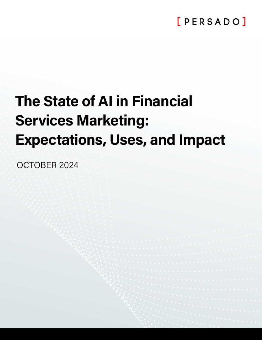 The State of AI in Financial Services Marketing